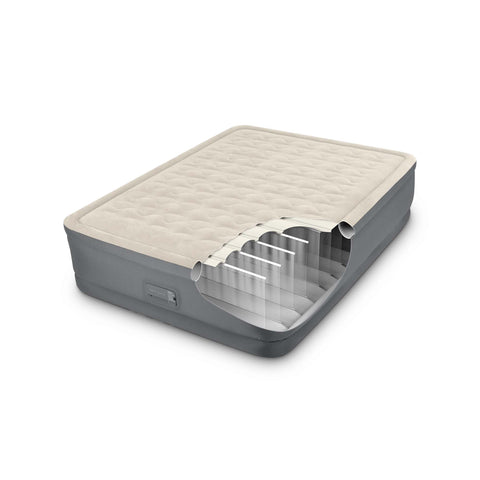 Intex Queen Premaire II Elevated Airbed With Digital Build in Pump 203x152x46cm