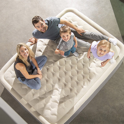 Intex Queen Premaire II Elevated Airbed With Digital Build in Pump 203x152x46cm