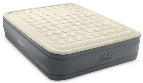 Intex Queen Premaire II Elevated Airbed With Digital Build in Pump 203x152x46cm