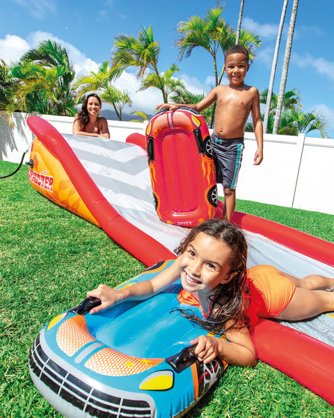 Intex Racing Fun Inflatable Water Slide 561x119x76cm