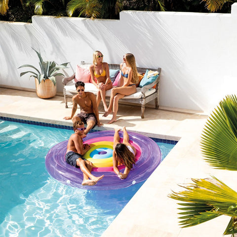 Intex Rainbow Fiesta Island Pool Float