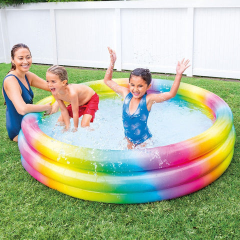 Rainbow Ombre Inflatable Pool 168x31cm