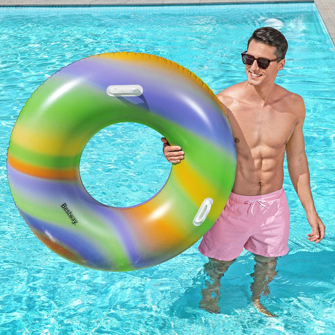 Bestway Rainbow Swim Tube 119cm