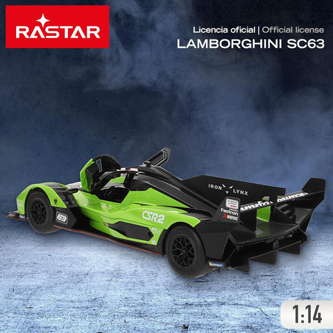 Rastar 1:14 Lamborghini SC63 Green R/C