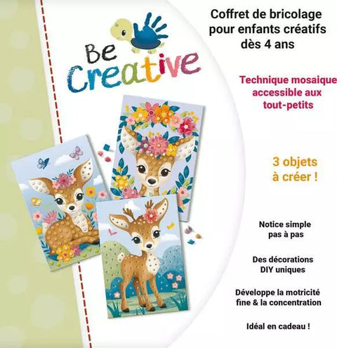 Ravensburger Be Creative Mosaic Junior Bambi Craft Set
