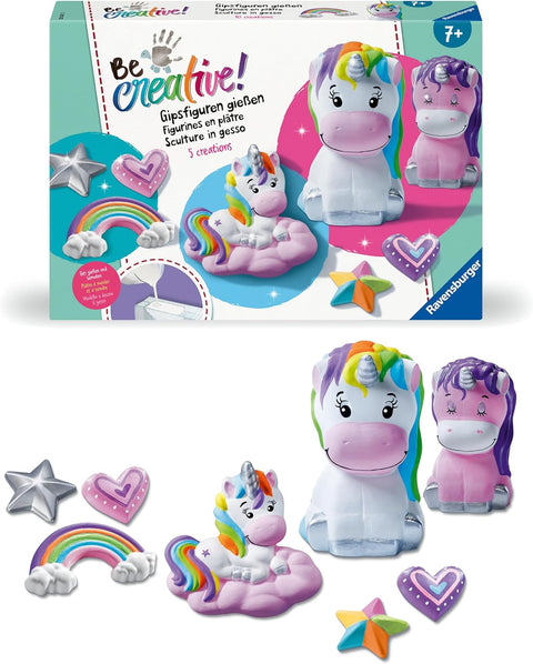 Ravensburger Be Creative Plaster Casting Unicorn Craft Set