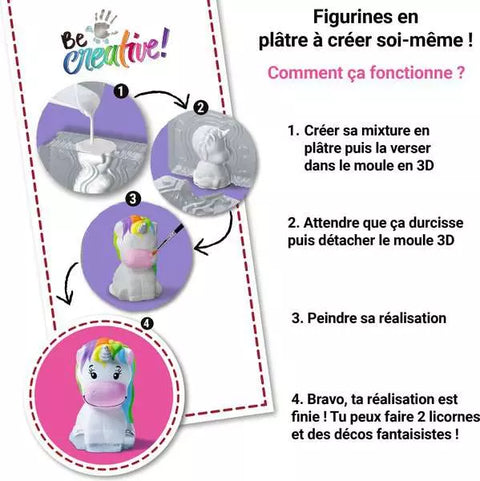 Ravensburger Be Creative Plaster Casting Unicorn Craft Set
