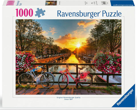Ravensburger Bicycles in Amsterdam Puzzle 1000 Pieces