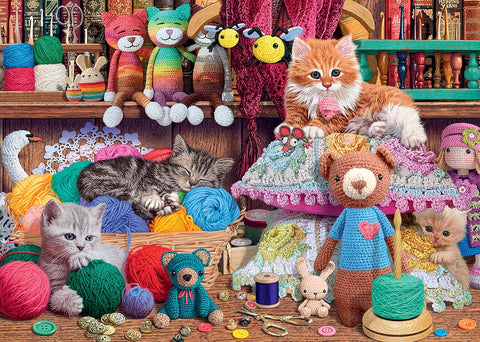 Ravensburger Knitty Kitty Puzzle 1000 Pieces