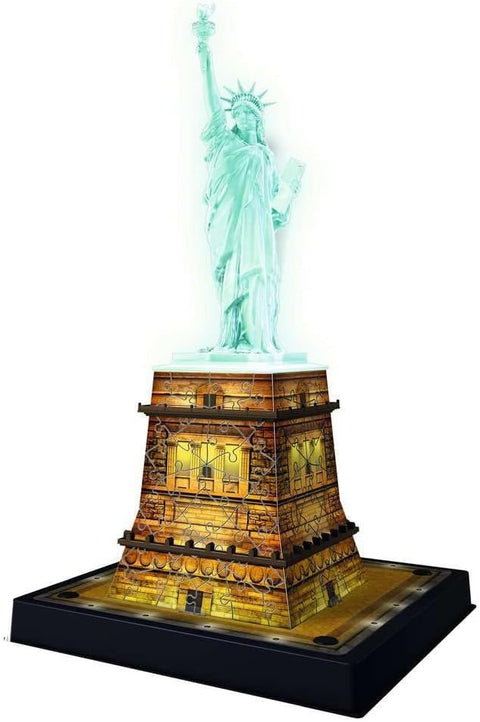 Ravensburger Statue Of Liberty Night Edition 3D Puzzle 108 Pieces