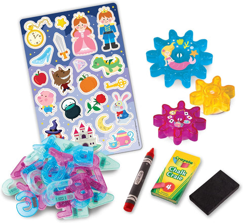 Crayola Ready To Play Double Sided Board & Storybook Magnetic Playset