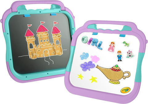 Crayola Ready To Play Double Sided Board & Storybook Magnetic Playset