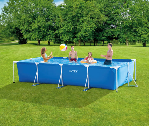 Intex Rectangular Frame Above Ground Pool 450x220x84cm