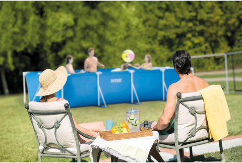 Intex Rectangular Frame Above Ground Pool 450x220x84cm
