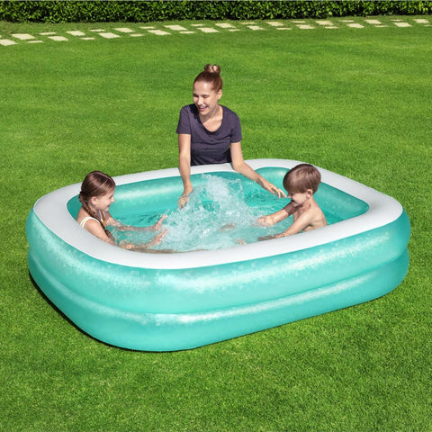 Bestway Rectangular Inflatable Family Pool 201x150x51cm