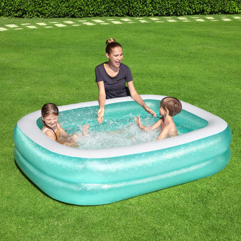 Bestway Rectangular Inflatable Family Pool 201x150x51cm