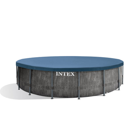 Intex Prism Frame Above Ground Round Greywood Pool Set 457x122cm