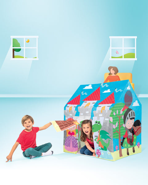 Intex Royal Castle Indoor Pop Up Play Tent 95x75x107cm