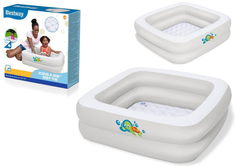 Bestway Scrub-A-Dub Inflatable Baby Tub 86x86x25cm