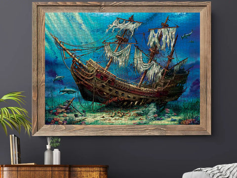 Anatolian Puzzle Shipwreck Sea 1500 Pieces