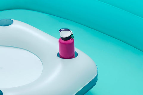 Bestway Sippin' Summer Inflatable Family Pool With Removable Center Console 218x218x48cm