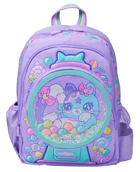 Smiggle Adventurous Lilac Junior Character Backpack 38cm
