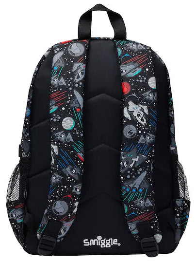 Smiggle Black Eclipse Classic Attach Backpack 42cm