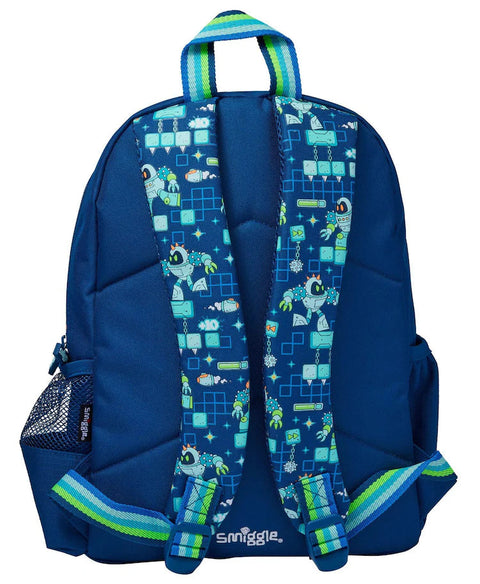 Smiggle Blue Happy Tales Junior Id Backpack 36cm