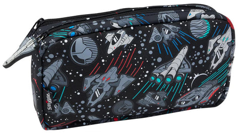 Smiggle Black Eclipse Pocket Character Pencil Case