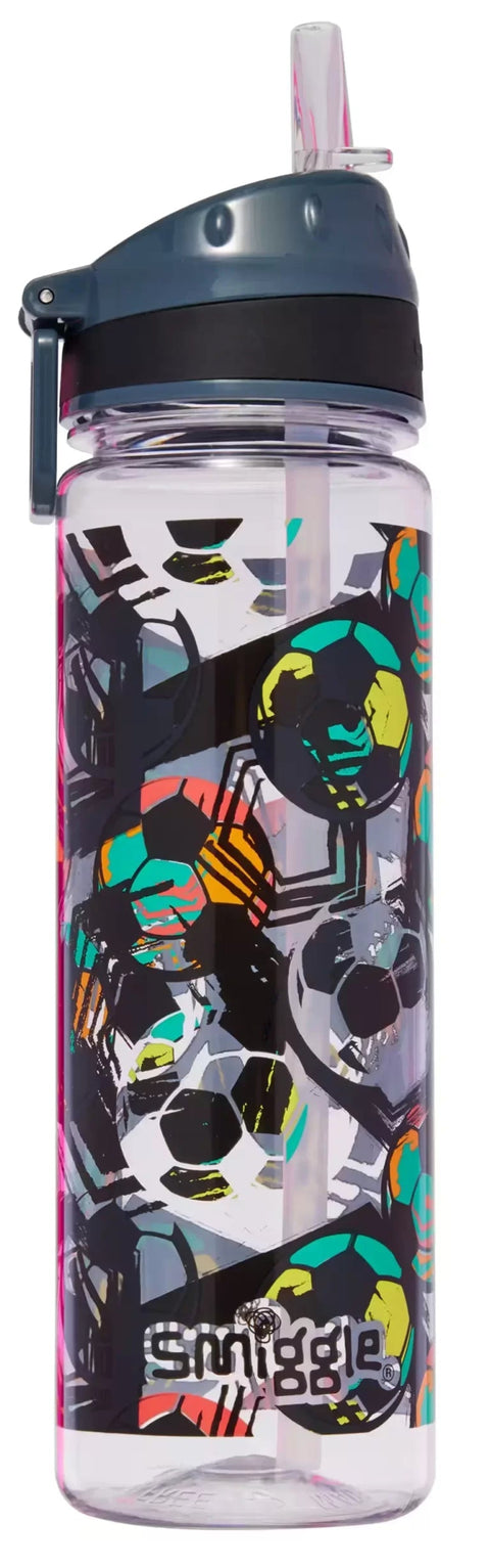 Smiggle Football Wild Side Drink Up Plastic Bootle 650ml