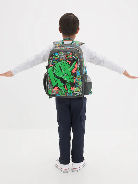 Smiggle Grey Junior Happy Tales Character Backpack