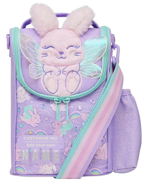 Smiggle Blast Off Lilac Junior ID Lunch Bag With Strap