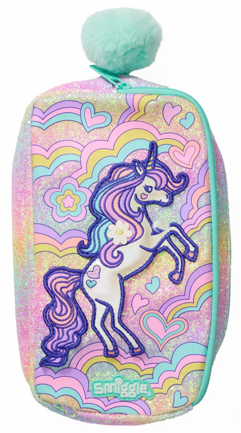 Smiggle Limitless Unicorn Character Pocket Pencil Case