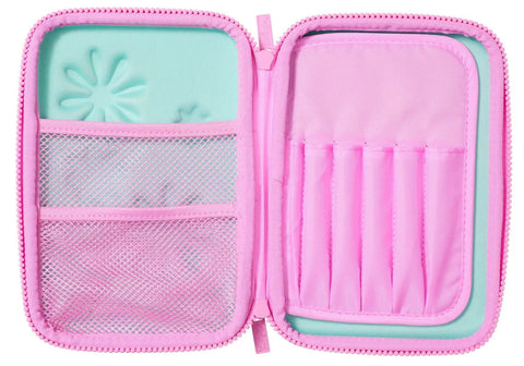 Smiggle Pink Epic Adventures Hardtop Pencil Case