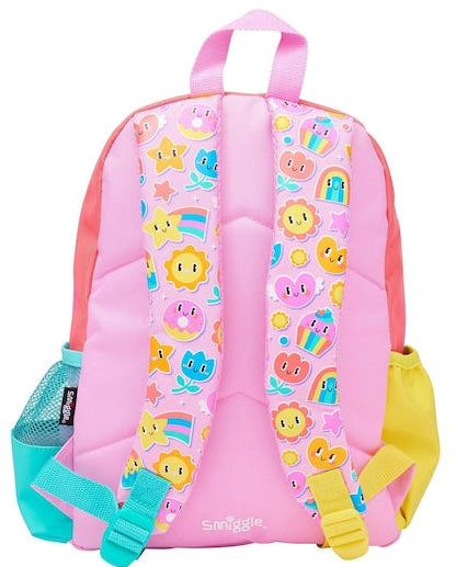 Smiggle Pink Junior Big Dreams Character Backpack 36cm