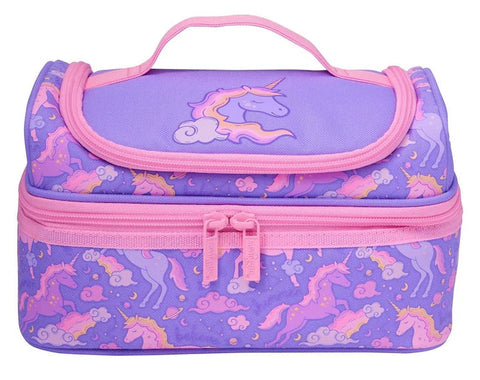 Smiggle Purple Eclipse Double Decker Lunch Bag