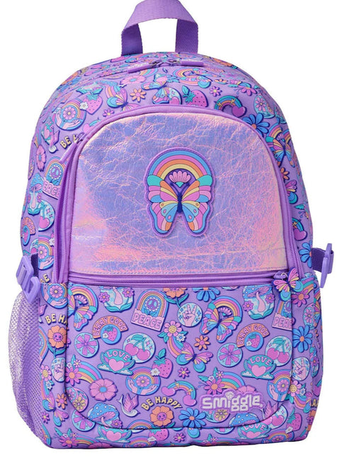 Smiggle Purple Limitless Classic Attach Backpack 42cm