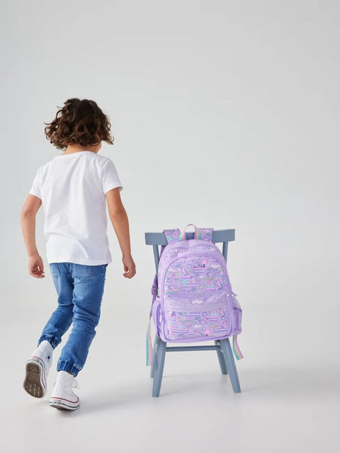 Smiggle Movin' Id Unicorn Junior Backpack 36cm