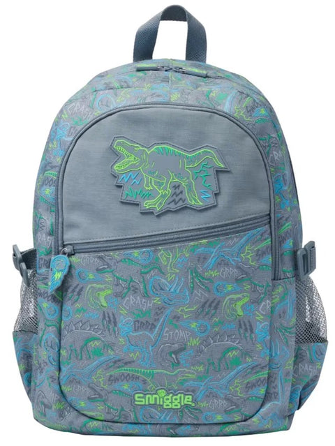 Smiggle Super Charge Dinosaur Classic Attachable Backpack 42cm