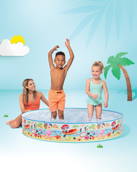 Intex Snapset Fun at the Beach Kiddie Pool 152x25cm