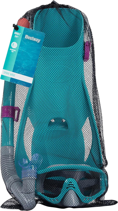 Bestway Spark Wave Snorkel & Fin Set 14+