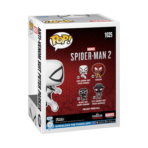 Funko Pop! Spider-Man 2 Video Game Anti-Venom Suit Peter Parker