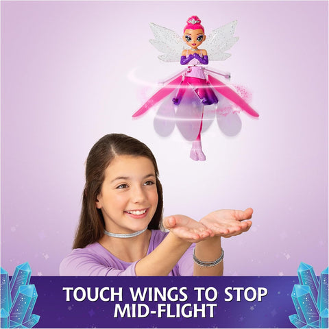Hatchimals Crystal Flyers Magical Flying Toy Doll with Crystal Wings