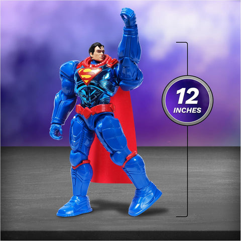 DC Comics 12-Inch XL Metal Force Superman Action Figure