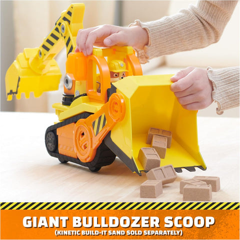 Rubble & Crew Bark Yard Deluxe Bulldozer Construction Truck Toy with Lights & Sounds