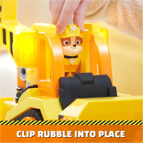 Rubble & Crew Bark Yard Deluxe Bulldozer Construction Truck Toy with Lights & Sounds