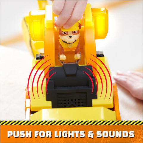 Rubble & Crew Bark Yard Deluxe Bulldozer Construction Truck Toy with Lights & Sounds
