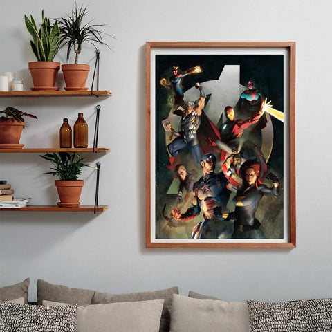 Clementoni Marvel Square Box Avengers D100 Puzzle 1000 Pieces
