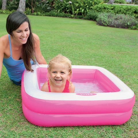 Intex Square Play Box Inflatable Pool 85x85x23cm