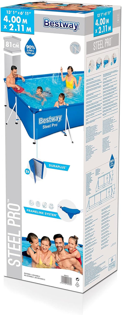 Bestway Steel Pro Above Ground Pool 400x211x81cm